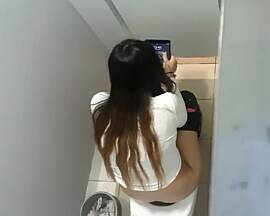 Hidden Camera in Shopping Center Toilet