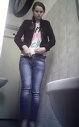 Cute Girls go to the Clinic Toilet