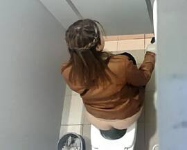 Hidden Camera in Shopping Center Toilet