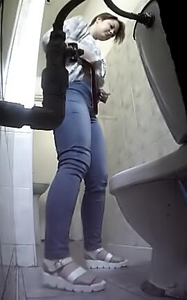 Peeping in the Women Toilet in Clinic
