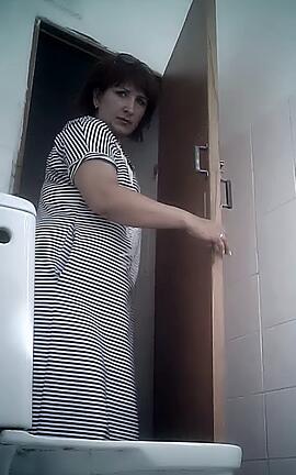 Peeping into the Ladies' Toilet