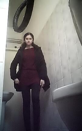 Spying in the women's toilet