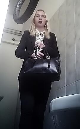 Cute Girls go to the Clinic Toilet